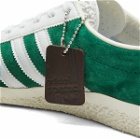 Adidas Statement Adidas SPZL Gazelle Sneakers in Dark Green/White