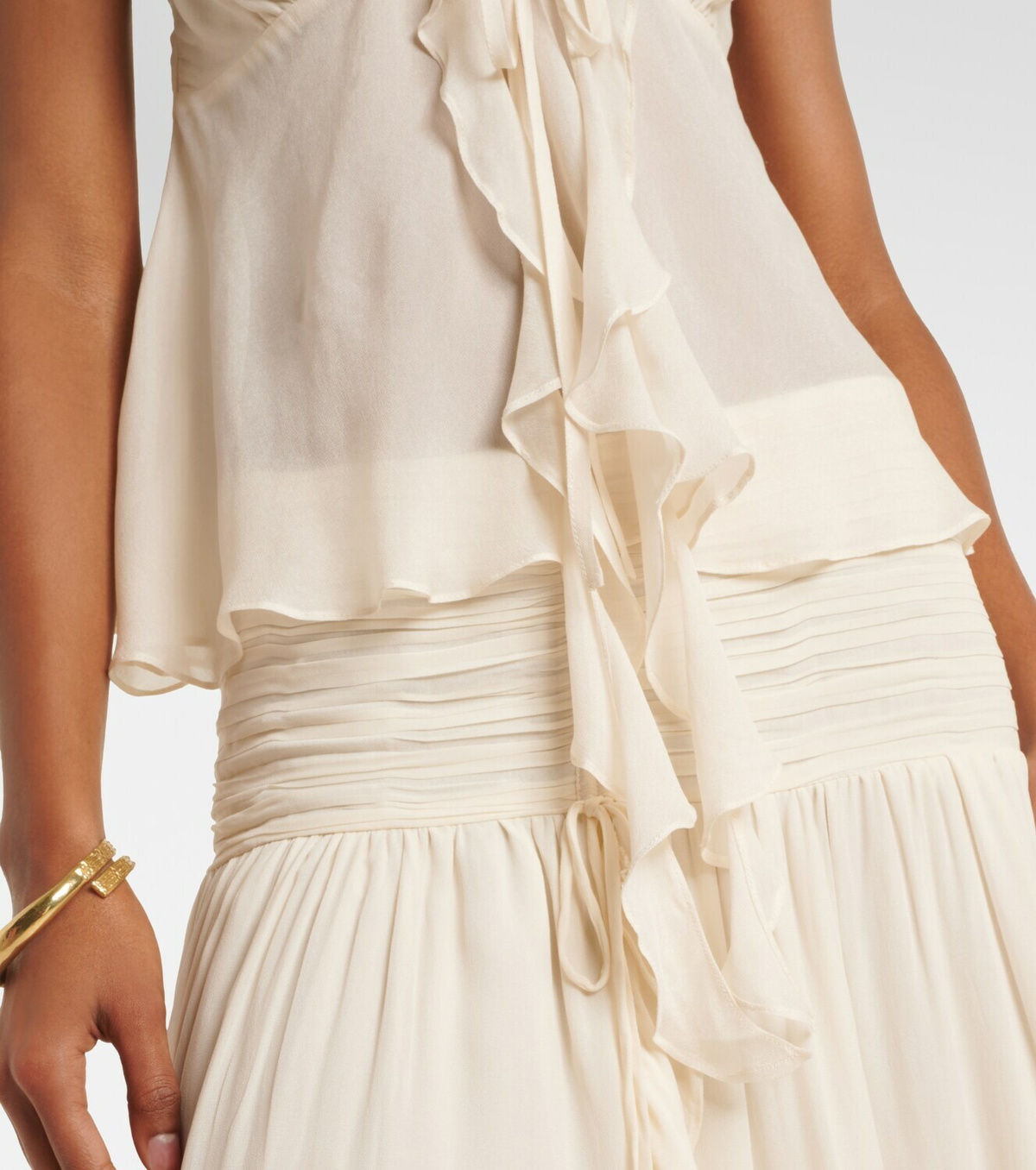 Poupette St Barth Camille ruffled camisole