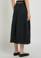 Studio Nicholson Belted Midi Skirt Dark Purple