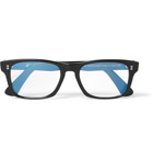 Cutler and Gross - Square-Frame Acetate Optical Glasses - Men - Black