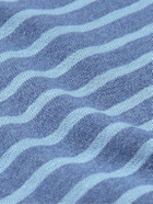 Save Khaki United - Striped Recycled-Jersey T-Shirt - Blue