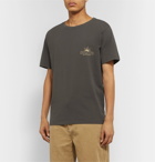 Satta - Logo-Print Organic Cotton-Jersey T-Shirt - Gray