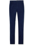 Massimo Alba - Straight-Leg Cotton-Corduroy Trousers - Blue