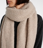 The Row Luthgard cashmere, alpaca wool, and silk scarf