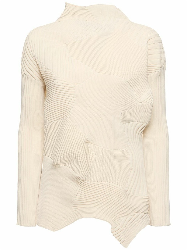 Photo: ISSEY MIYAKE Pleated Asymmetrical L/s Top