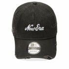 New Era Pigment Wash 9Twenty Cap in Black 
