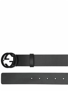 GUCCI - 3.7cm Interlocking G Buckle Leather Belt
