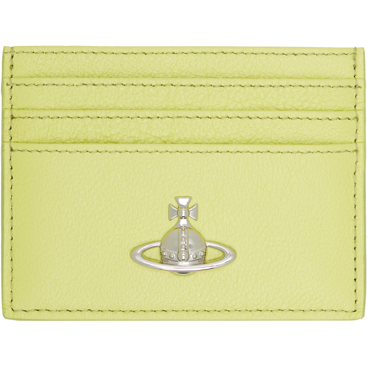 Vivienne Westwood Green Flat Card Holder