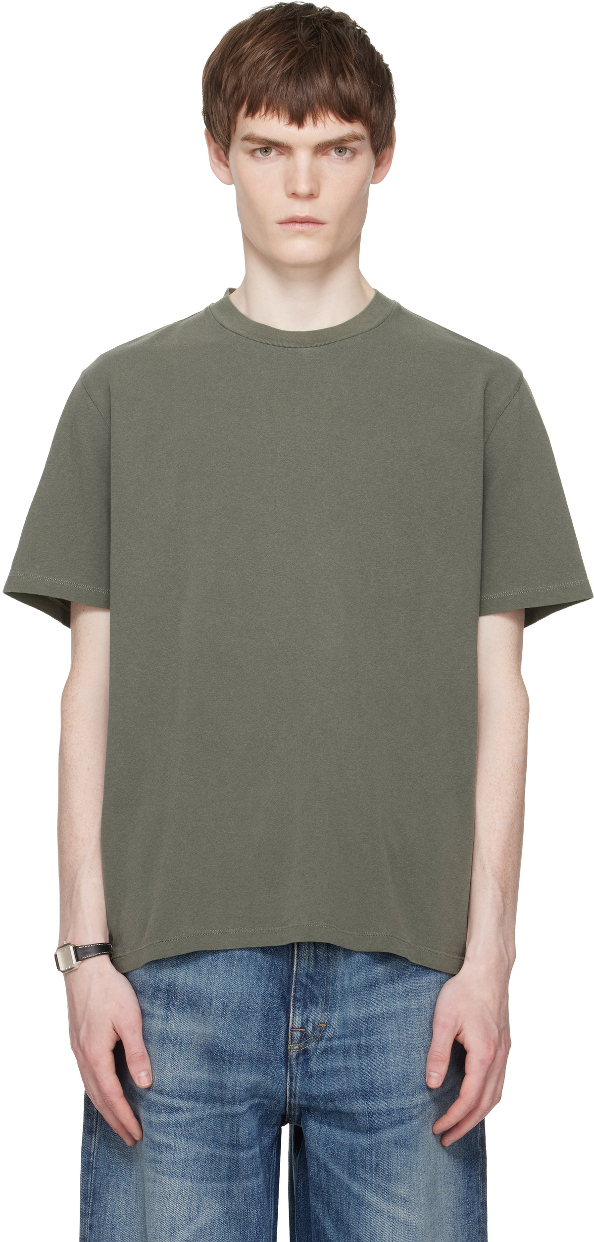 OUR LEGACY Brown Udon Ladon Leather Keychain Our Legacy