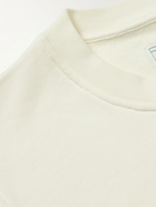 Casablanca - Printed Organic Cotton-Jersey Sweatshirt - Neutrals
