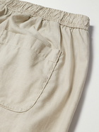 Frescobol Carioca - Mendes Straight-Leg Stretch Linen-Blend Drawstring Trousers - Neutrals