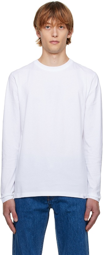 Photo: Norse Projects White Niels Standard Long Sleeve T-Shirt