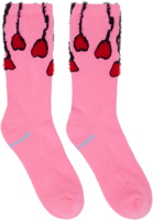 DOUBLESOUL Three-Pack Pink Gaetano Pesce Socks