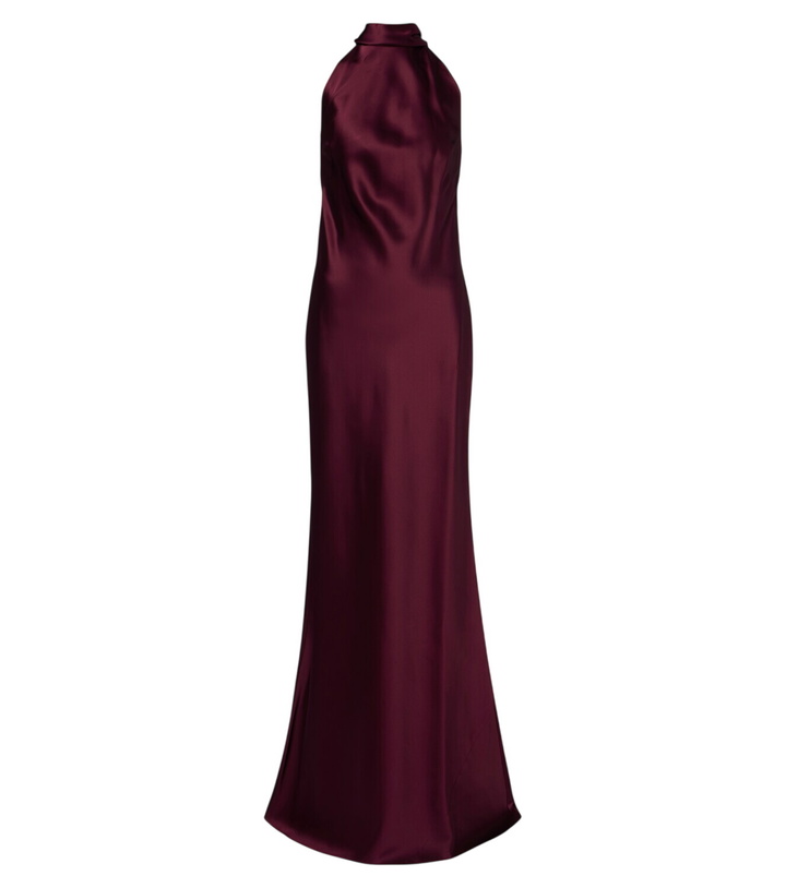Photo: Ralph Lauren Collection Chilton halterneck satin gown