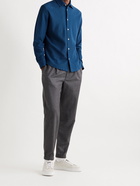 Loro Piana - Cotton-Piqué Shirt - Blue