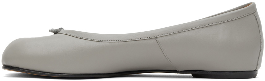 Maison Margiela SSENSE Exclusive Grey Tabi Ballerina Flats