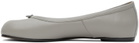 Maison Margiela SSENSE Exclusive Grey Tabi Ballerina Flats