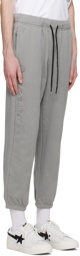 AAPE by A Bathing Ape Gray Drawstring Lounge Pants