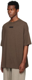 Fear of God ESSENTIALS Brown Crewneck T-Shirt