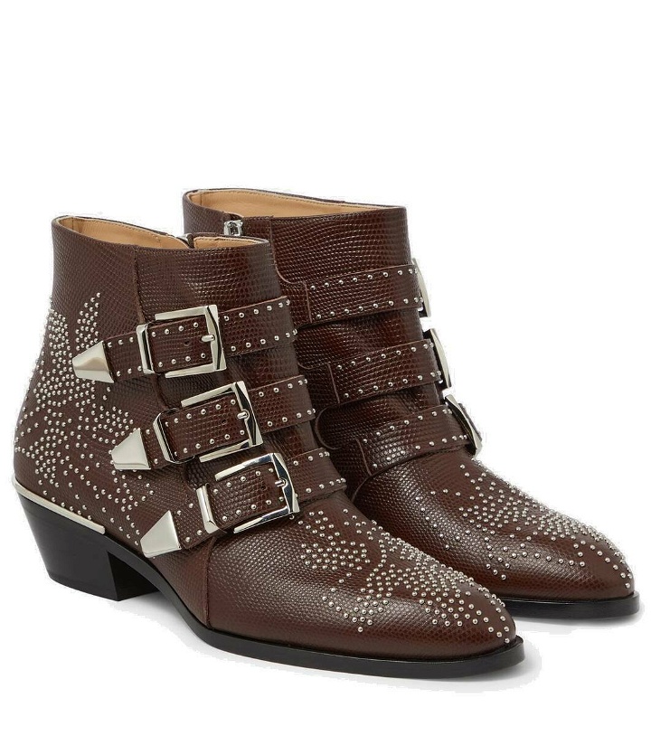 Photo: Chloé Susan studded leather ankle boots