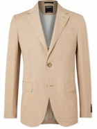 Zegna - Wool and Linen-Blend Suit Jacket - Neutrals