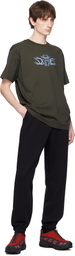 Dime Black Classic Small Logo Sweatpants