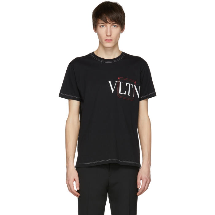 Photo: Valentino Black VLTN T-Shirt 