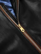 Paul Smith - Leather Blouson Jacket - Brown