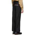 LHomme Rouge Black Hike Suit Pants