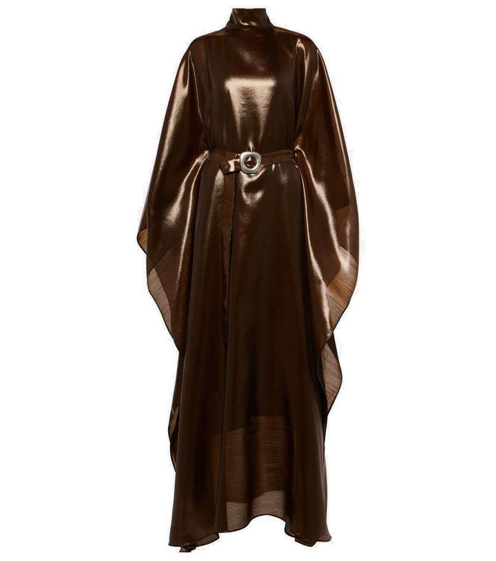 Photo: Taller Marmo Cigar belted wool-blend kaftan
