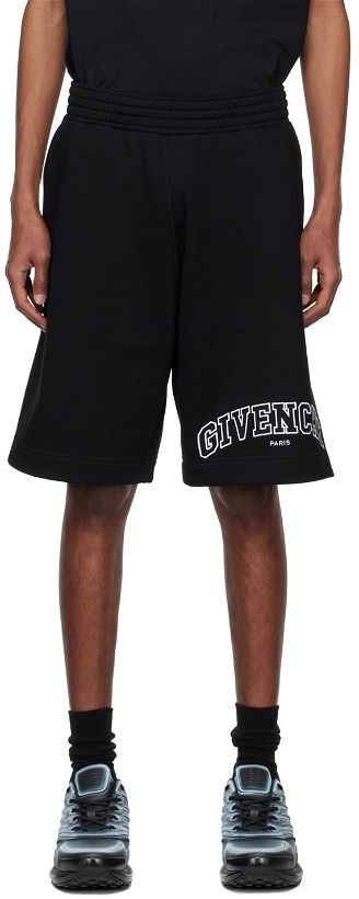 Photo: Givenchy Black Cotton Shorts