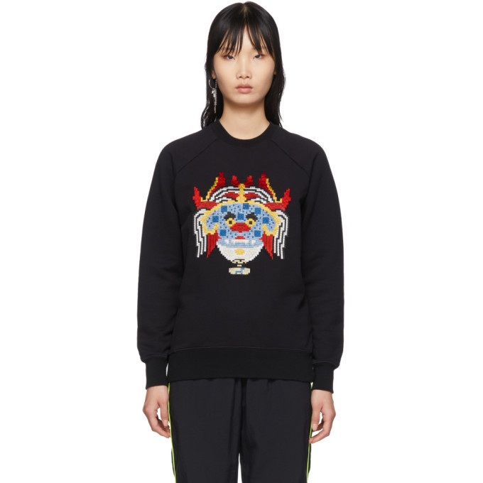 Kirin Black Embroidered Haetae Sweatshirt Kirin