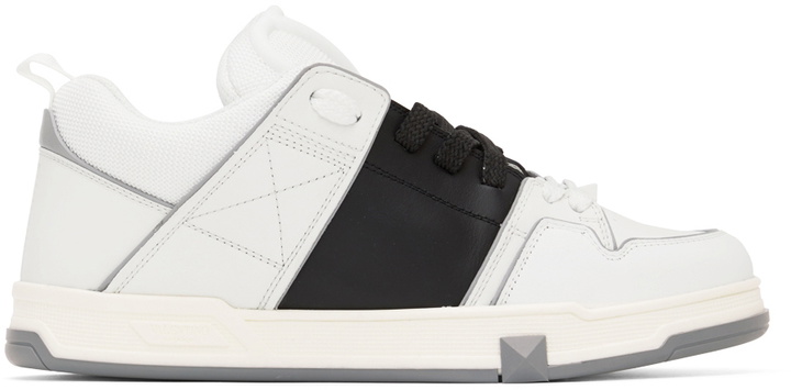 Photo: Valentino Garavani White & Black Open Skate Sneakers