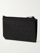 SAINT LAURENT - Monogram-Debossed Leather Cardholder - Black