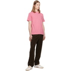 Stone Island Pink 2100026 Organic Cotton Jersey 'Fissato' T-shirt