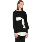 Rick Owens Black Cape Sweater