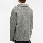 A.P.C. Men's Thias Wool Chore Jacket in Heathered Light Grey