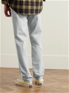 Hartford - Tanker Slim-Fit Straight-Leg Cotton Drawstring Trousers - Gray