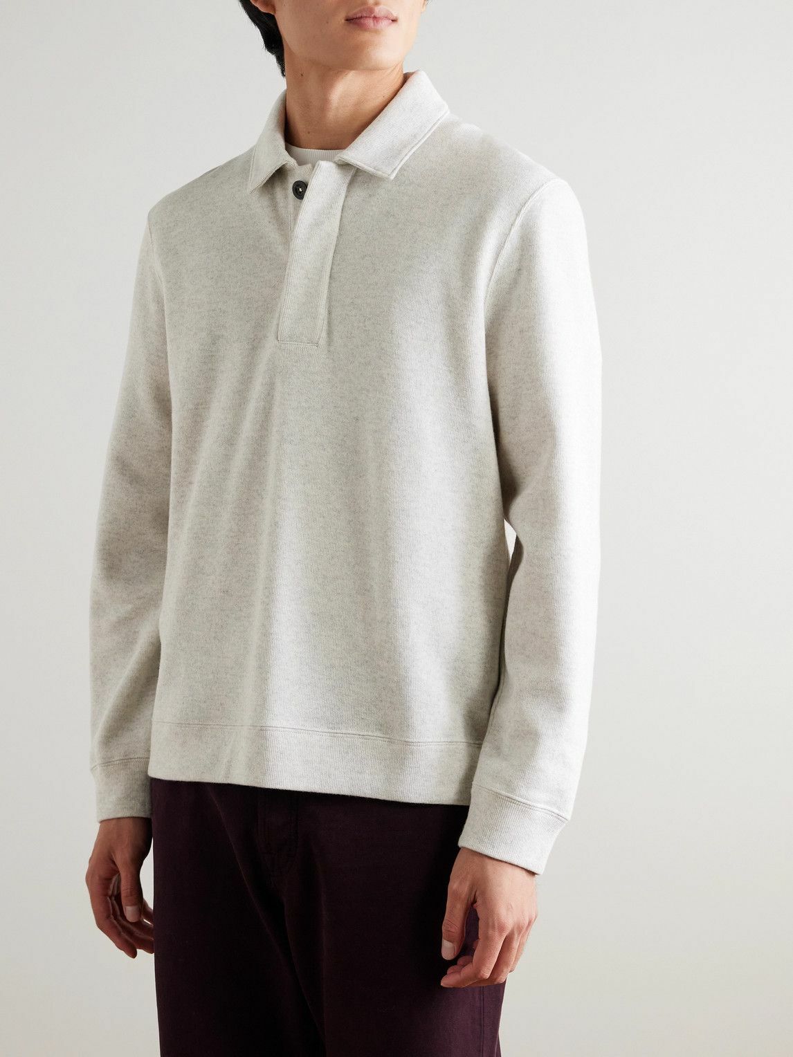 Mr P. - Organic Cotton-Blend Jersey Sweatshirt - Gray