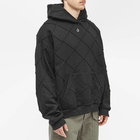 Noma t.d. Men's Diamond Stitch Hoody in Black