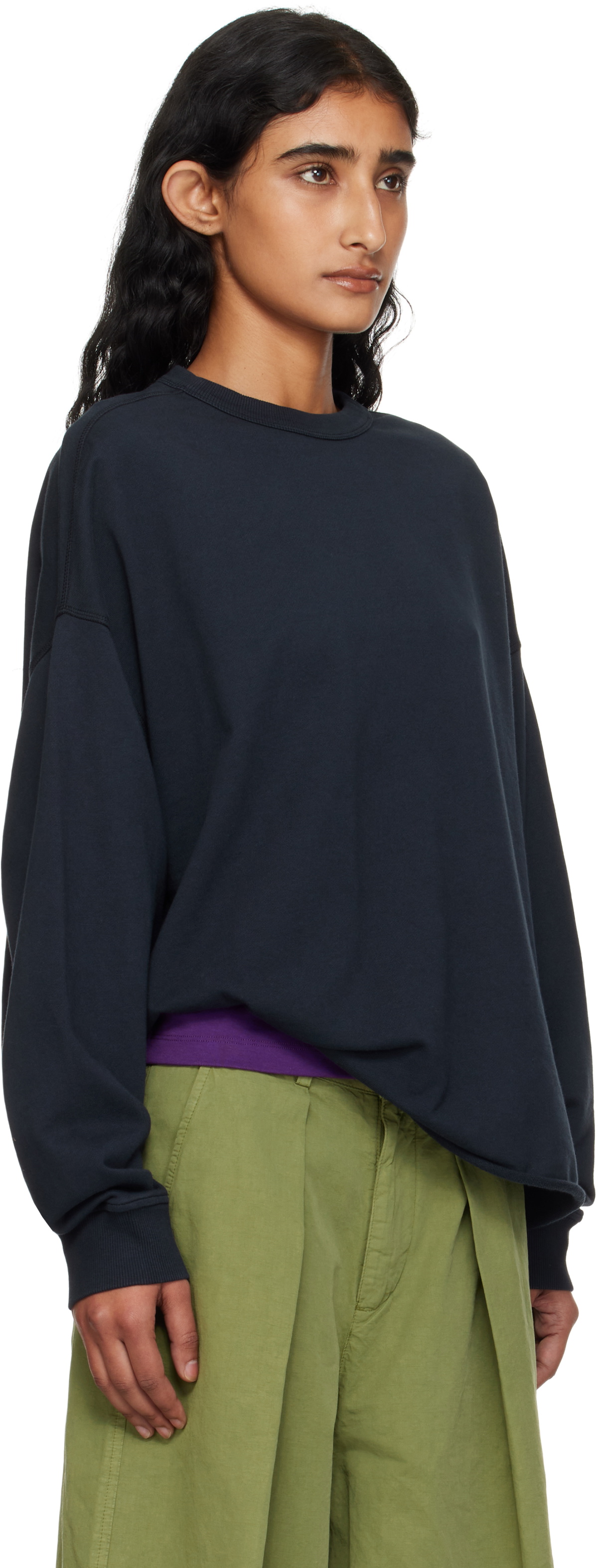 YMC Navy Studio Sweatshirt