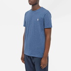 Polo Ralph Lauren Men's Custom Fit T-Shirt in Derby Blue Heather