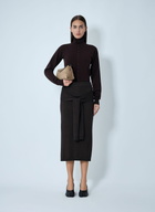 Lemaire Trompe L’Oeil Midi Skirt