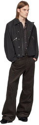 Omar Afridi Black Drawcord Jacket