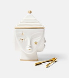 Jonathan Adler Masquerade porcelain ice bucket