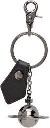 Vivienne Westwood Gunmetal Debbie 3D Orb Keyring