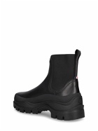 MONCLER - Larue Leather Ankle Boots
