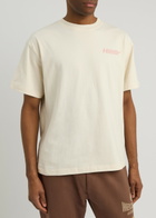 Honor The Gift Honor Globe Printed Cotton T-shirt Cream