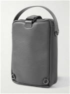 Christian Louboutin - Loubideal Rubber-Trimmed Full-Grain Leather Messenger Bag