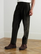 Purdey - Straight-Leg Cotton-Corduroy Trousers - Green